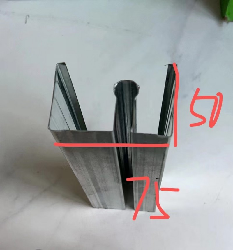 M型龙骨/隔墙M型龙骨/M型减震龙骨/酒店隔音墙M龙骨/轻质隔墙M龙骨_图片